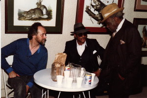 Steve Morgan, in St. Louis with Hubert Sumlin, Henry Townsend